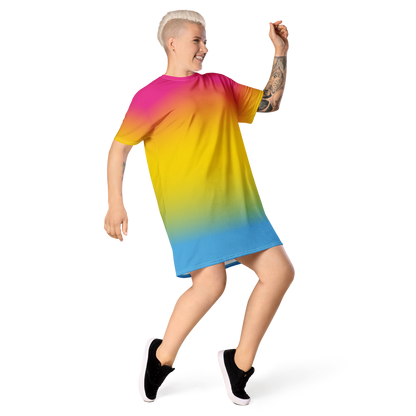 Pan Pride Gradient T-shirt dress