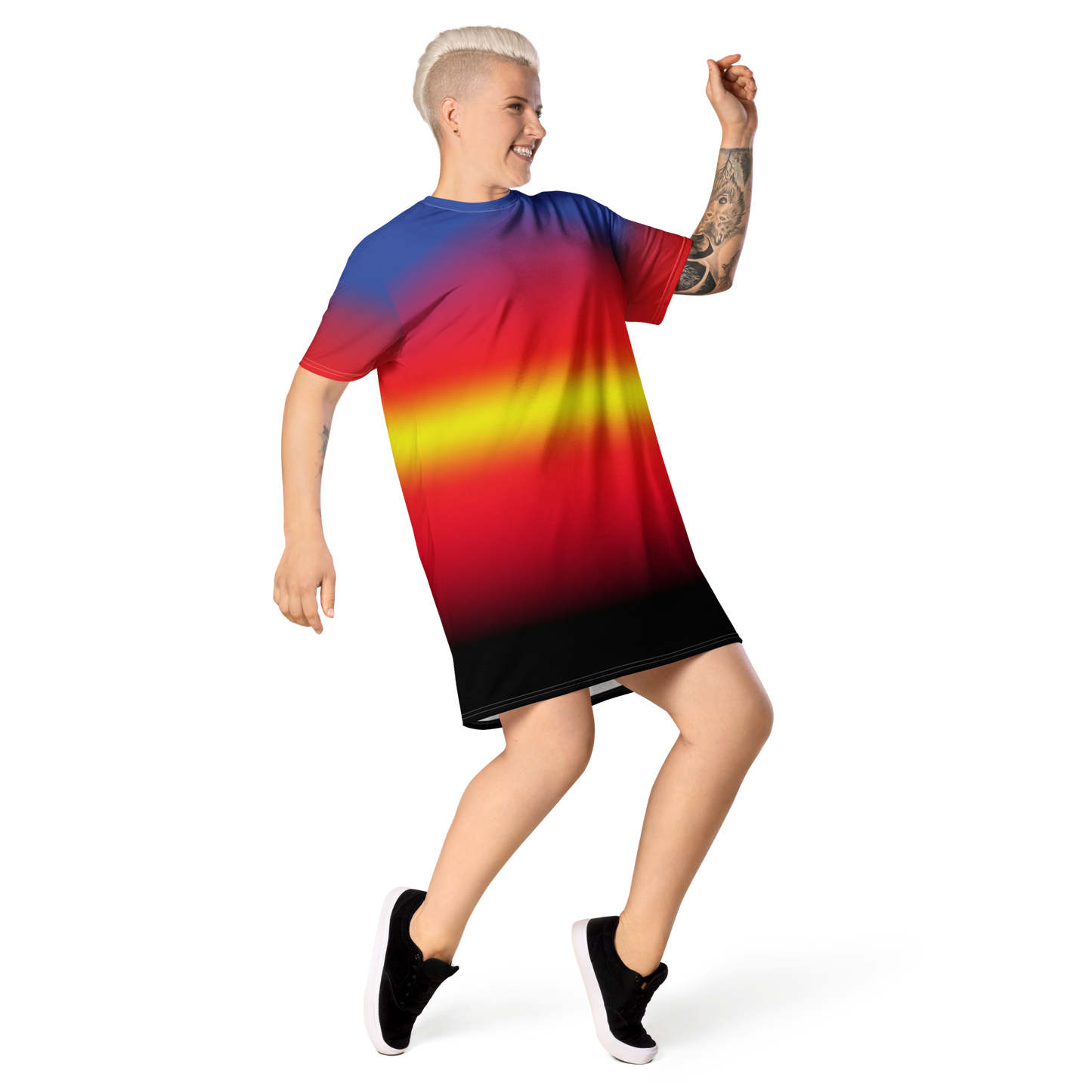 Poly Pride Gradient T-shirt dress