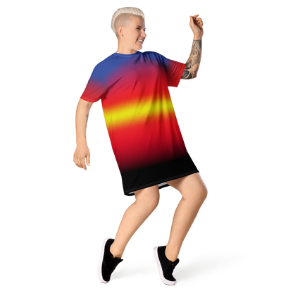 Poly Pride Gradient T-shirt dress