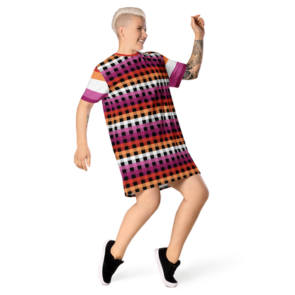 Lesbian Flannel T-shirt dress