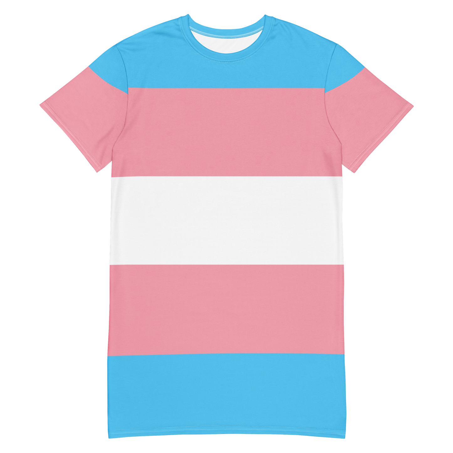 Trans Pride Flag T-shirt dress