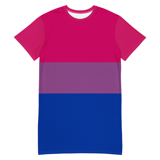 Bi Pride Flag T-shirt dress