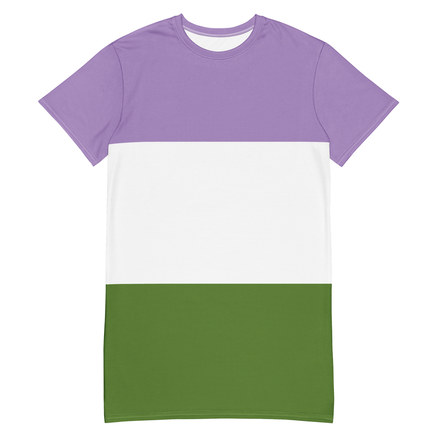 Genderqueer Pride Flag T-shirt dress