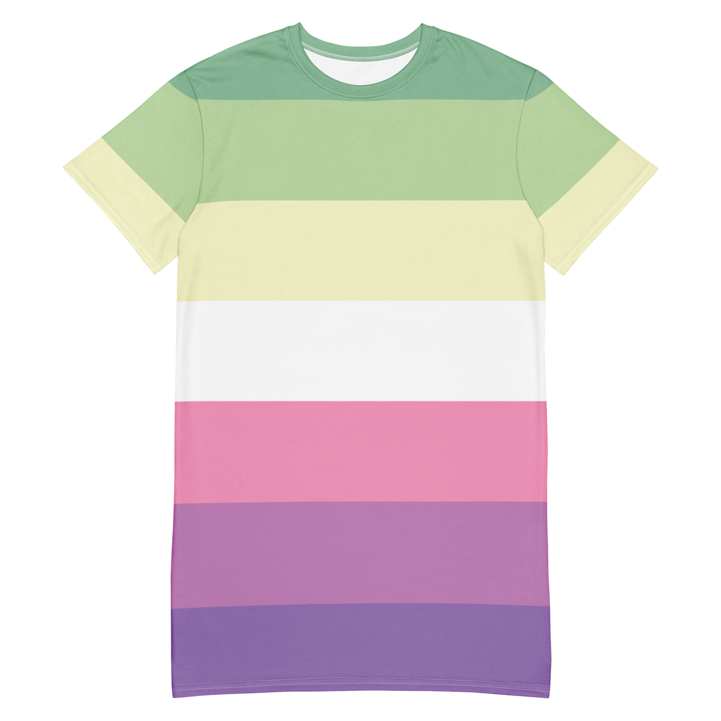 Genderfae Pride Flag T-shirt dress