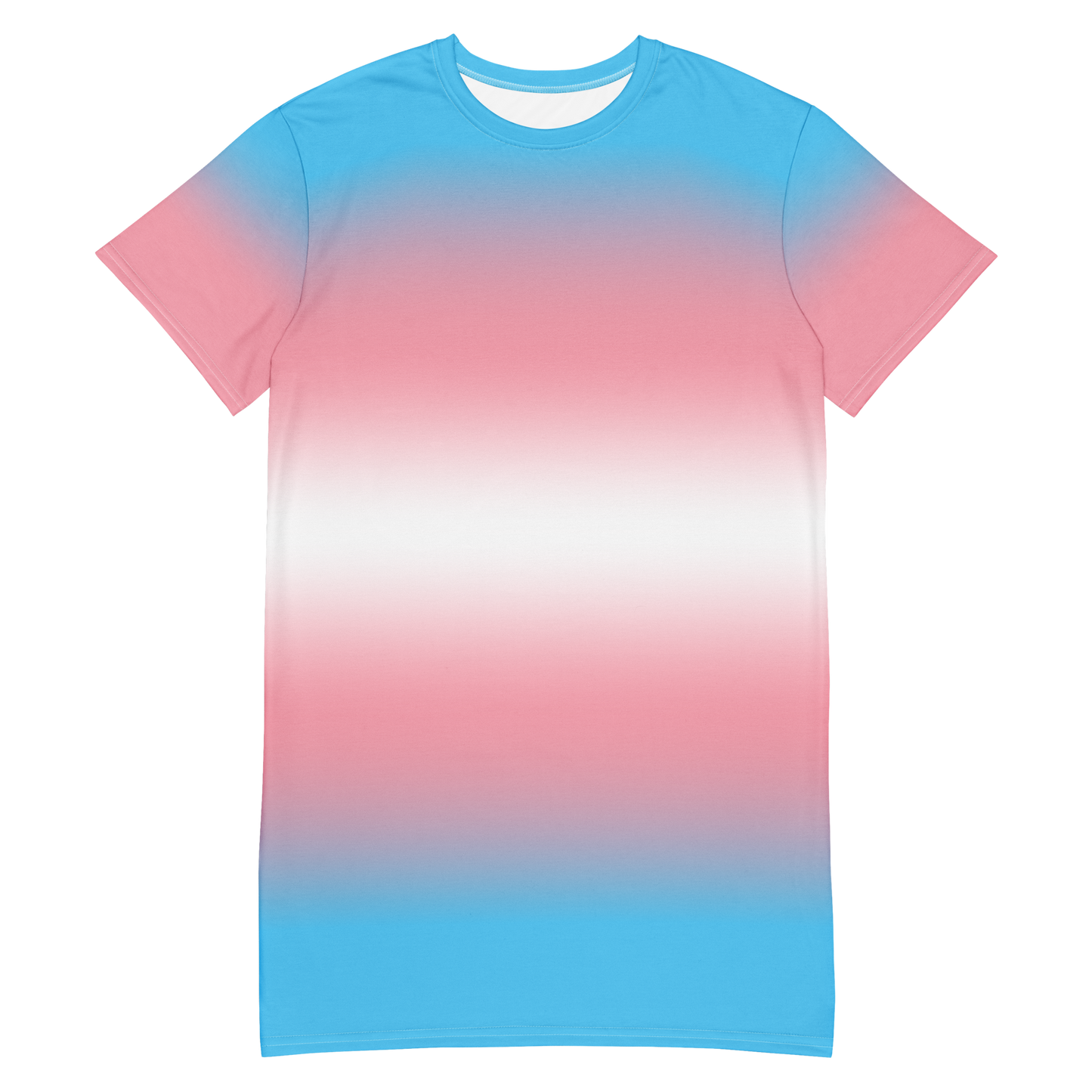 Trans Pride Gradient T-shirt dress