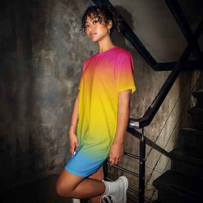 Pan Pride Gradient T-shirt dress