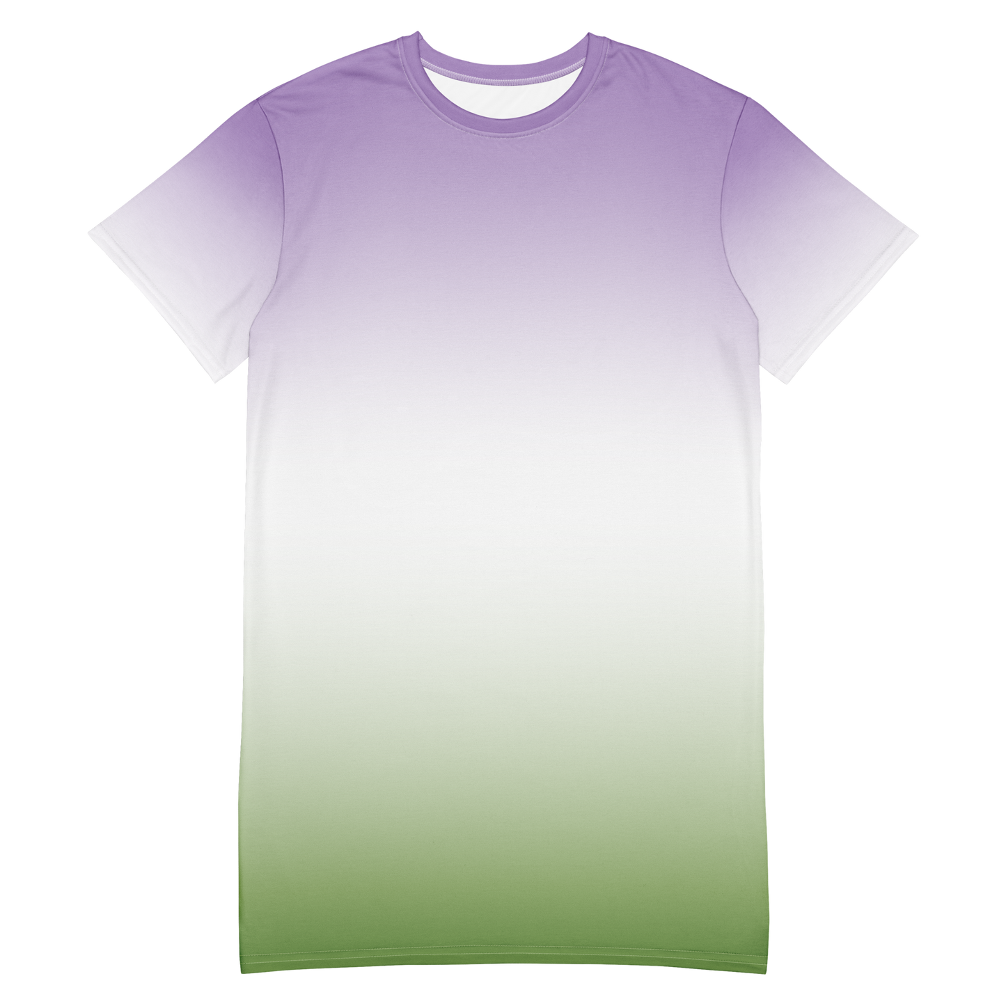 Genderqueer Pride Gradient T-shirt dress