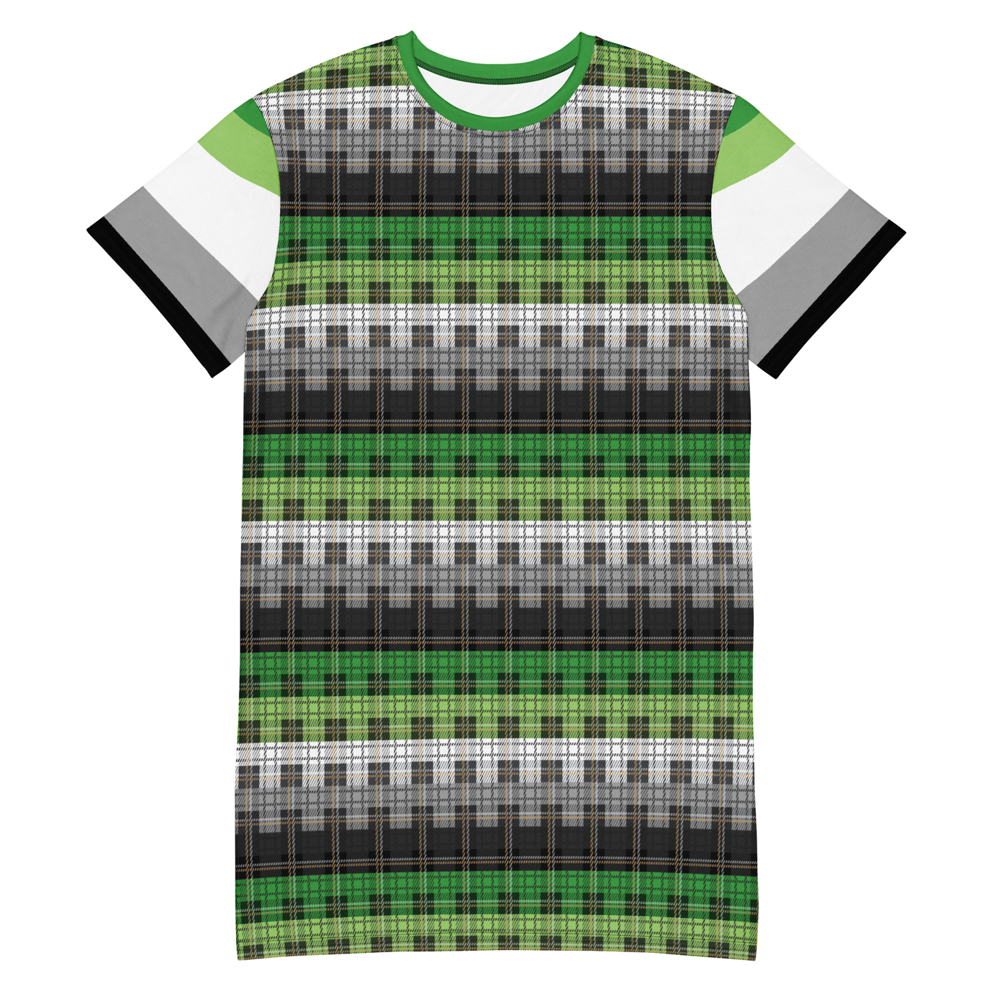 Aro Plaid T-shirt dress