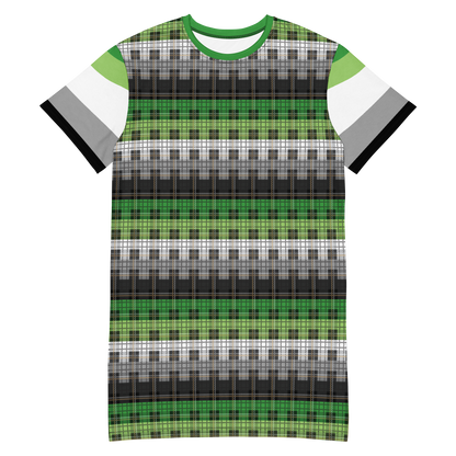 Aro Plaid T-shirt dress