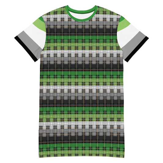 Aro Plaid T-shirt dress