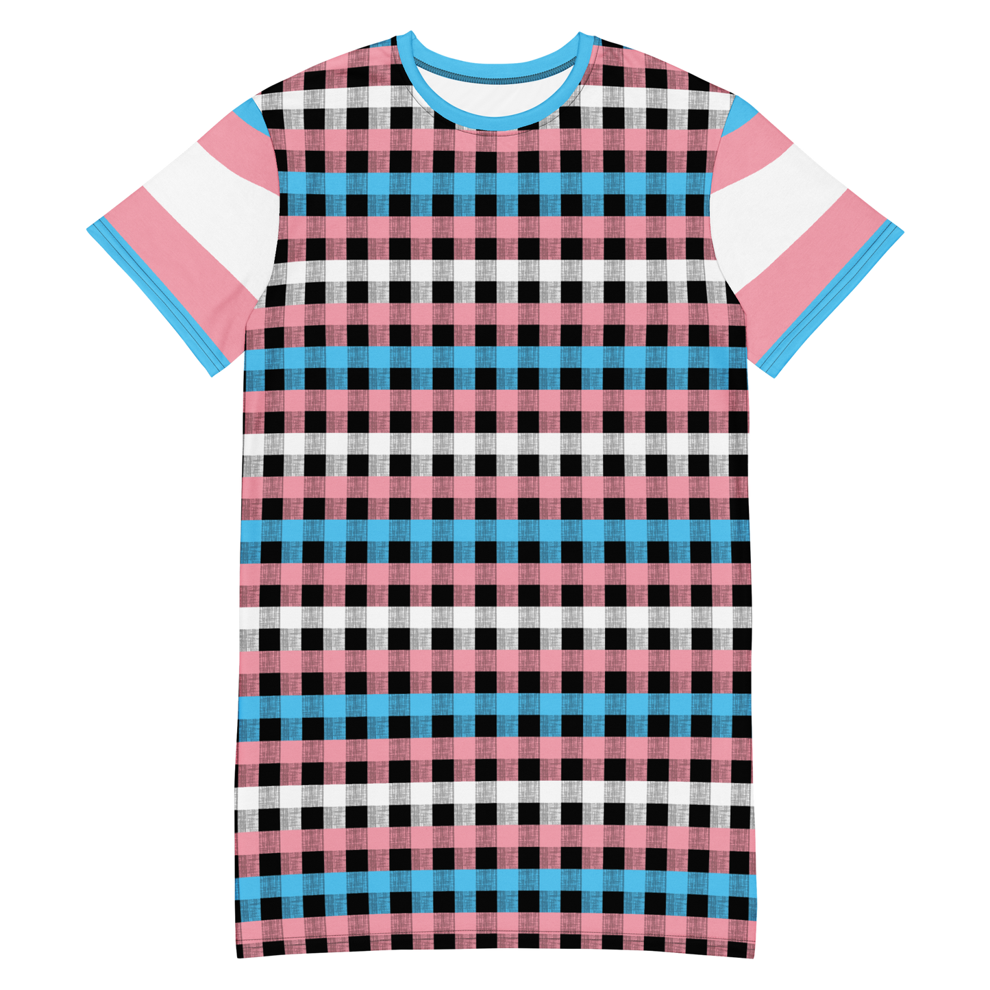 Trans Flannel T-shirt dress