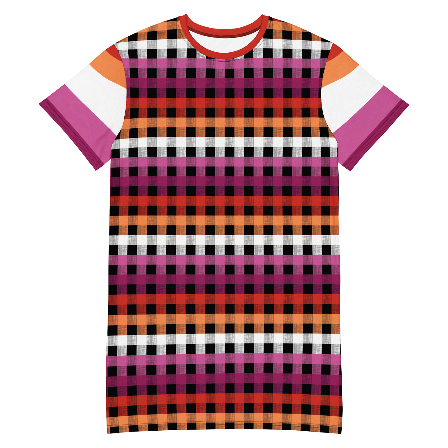 Lesbian Flannel T-shirt dress