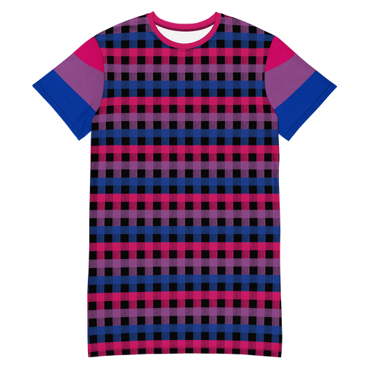 Bi Flannel T-shirt dress