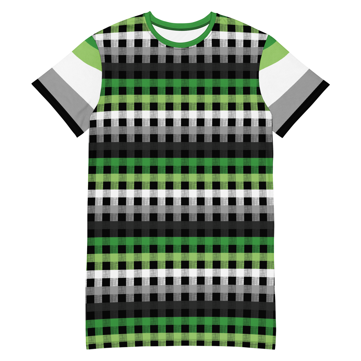 Aro Flannel T-shirt dress