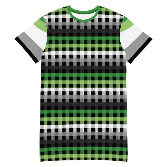 Aro Flannel T-shirt dress