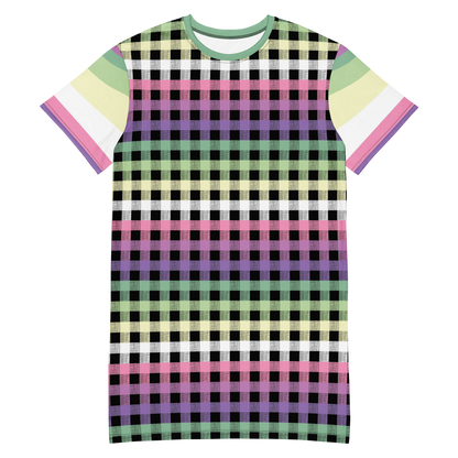 Genderfae Flannel T-shirt dress