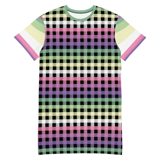 Genderfae Flannel T-shirt dress