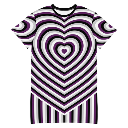 Ace Hearts T-shirt dress