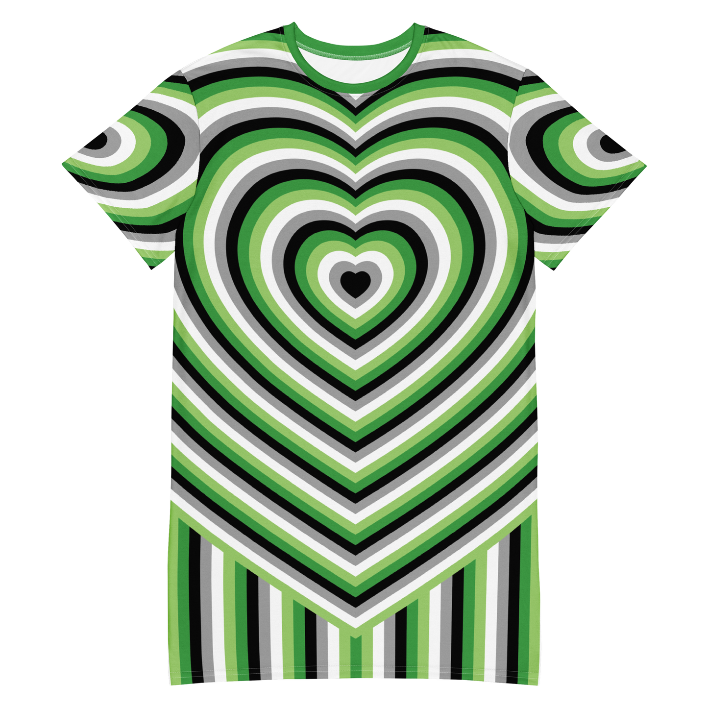 Aro Hearts T-shirt dress