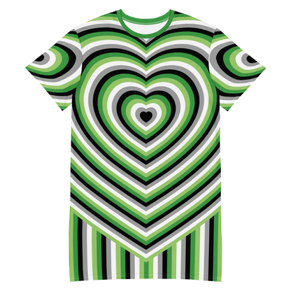 Aro Hearts T-shirt dress