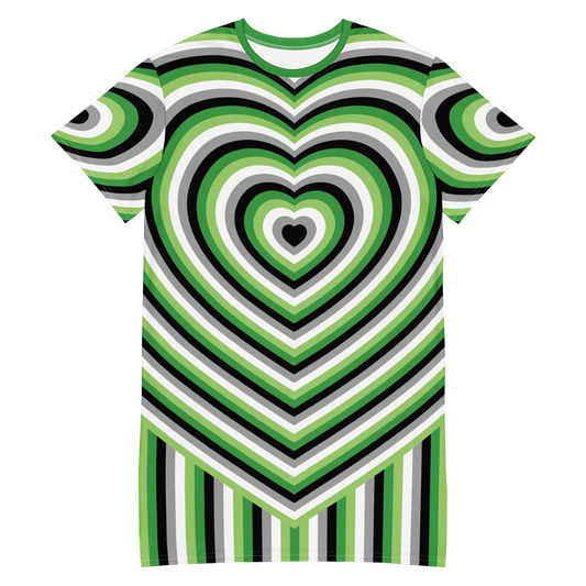 Aro Hearts T-shirt dress