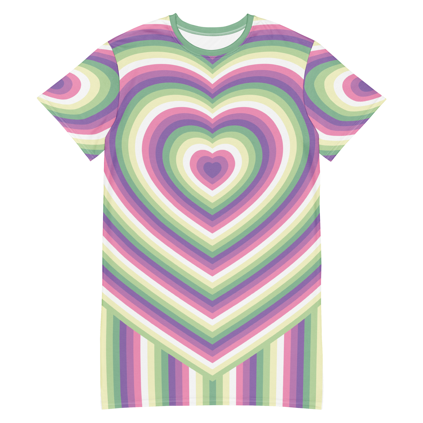 Genderfae Hearts T-shirt dress