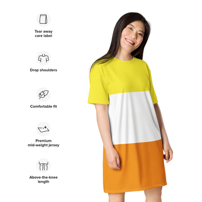 Maverique Pride Flag T-shirt dress