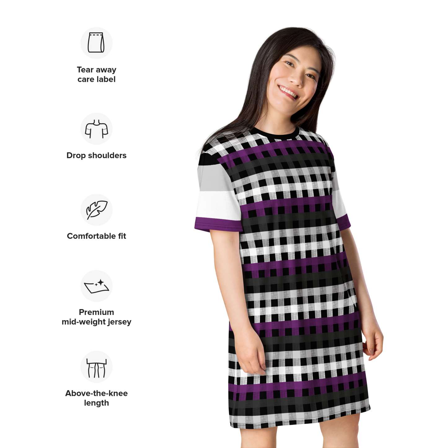 Ace Flannel T-shirt dress