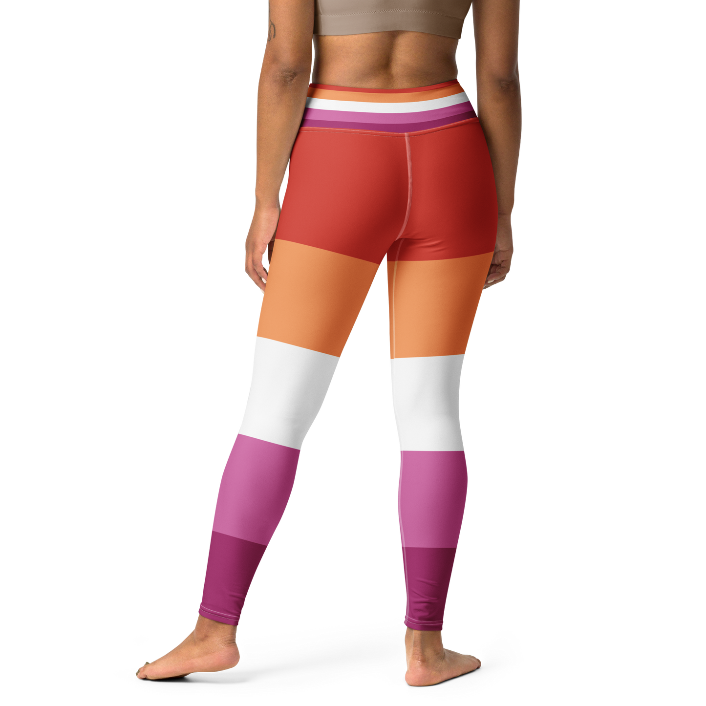 Lesbian Pride Flag Leggings