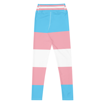 Trans Pride Flag Leggings