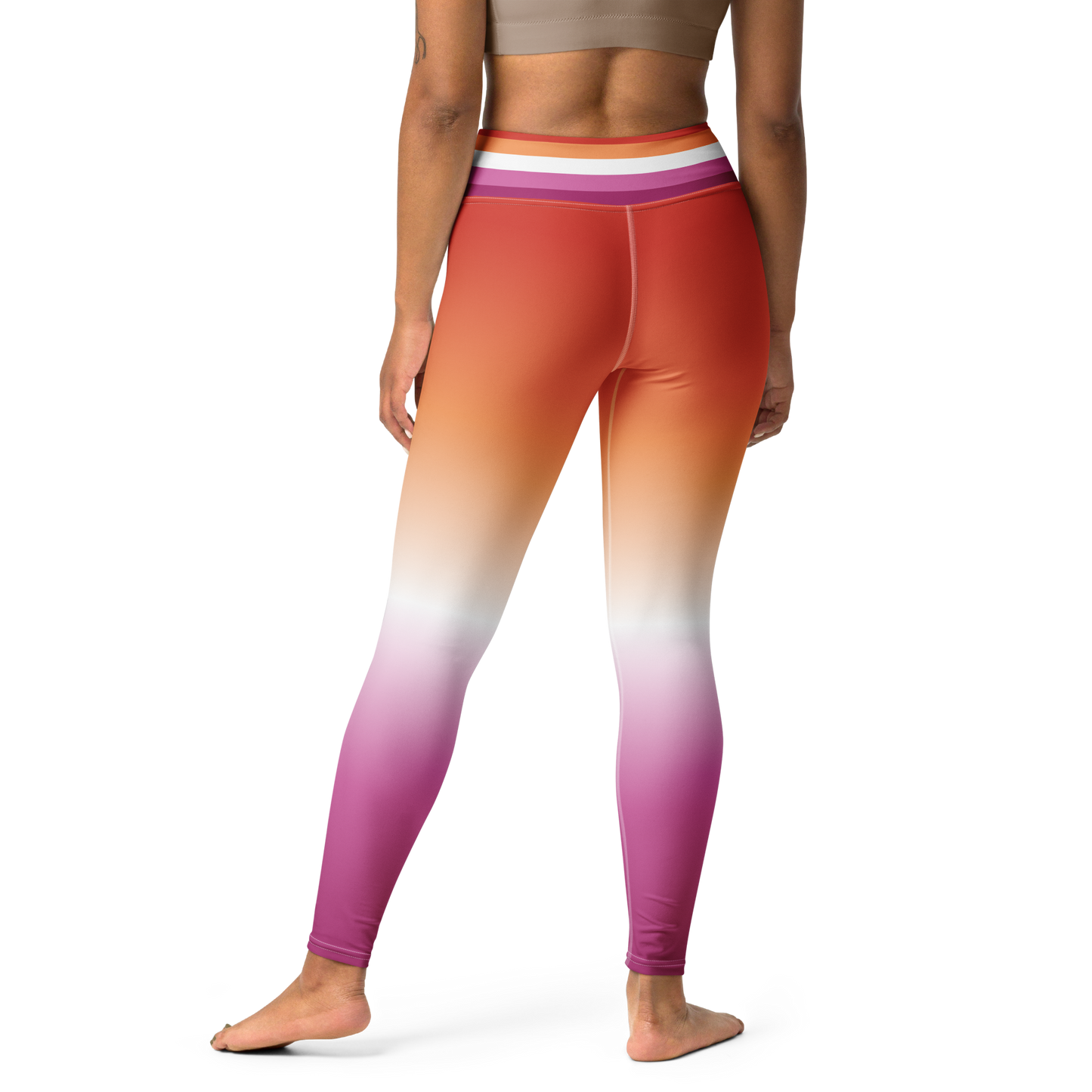 Lesbian Pride Gradient Leggings