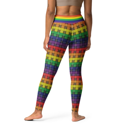 Rainbow Plaid Leggings