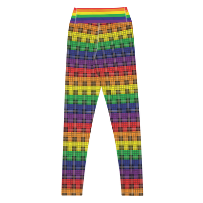 Rainbow Plaid Leggings