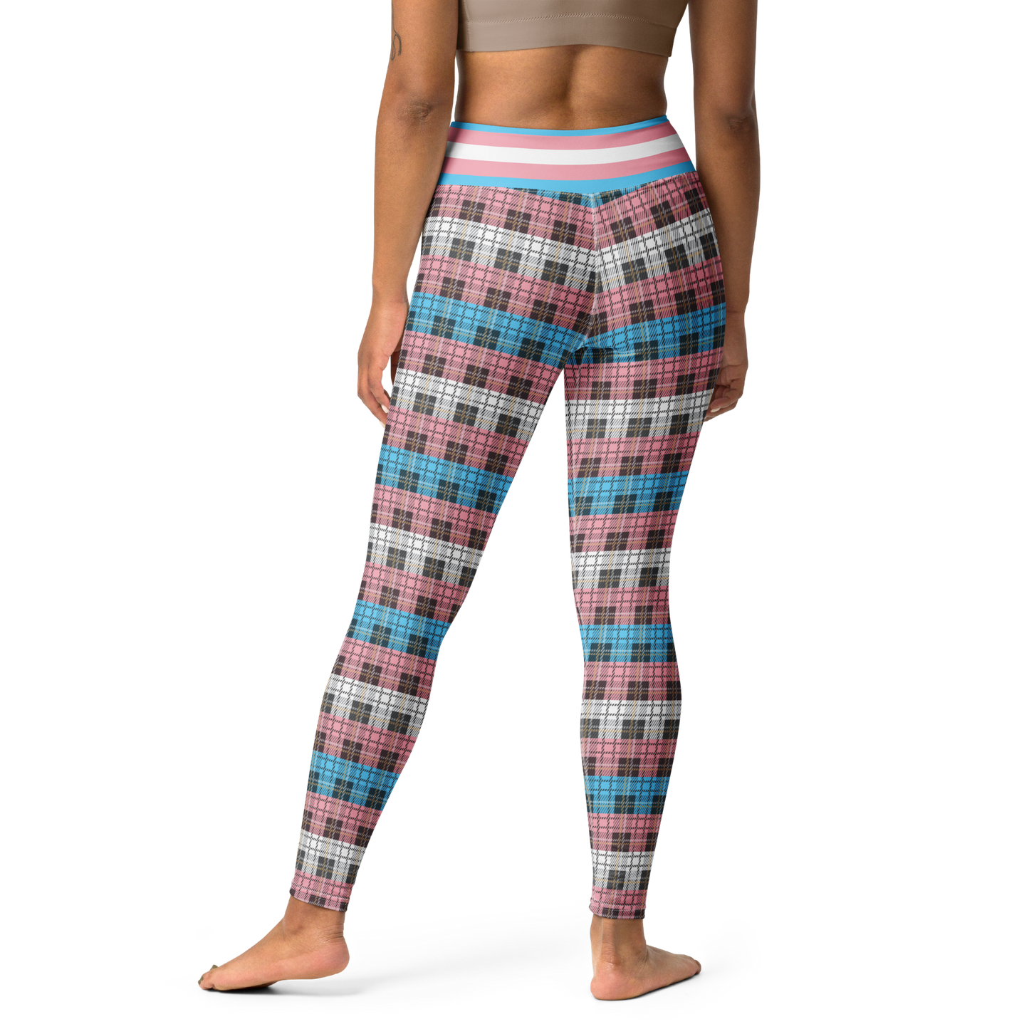 Trans Plaid Leggings