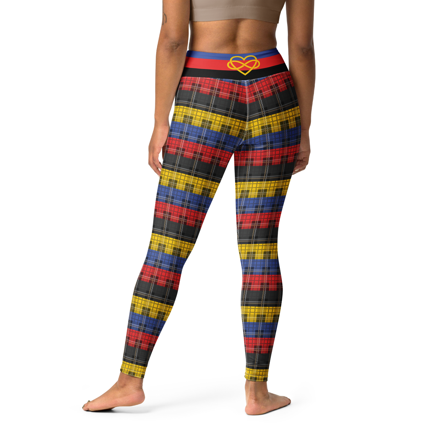 Poly Plaid Leggings