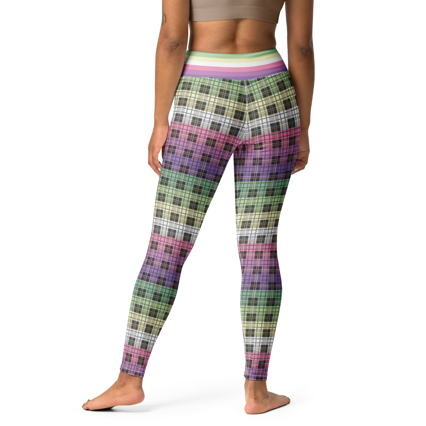 Genderfae Plaid Leggings