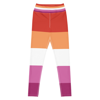 Lesbian Pride Flag Leggings