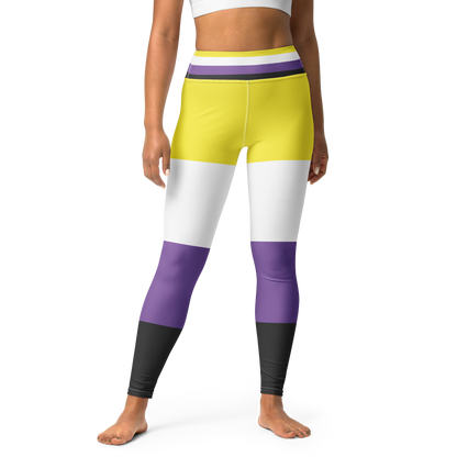 Enby Pride Flag Leggings