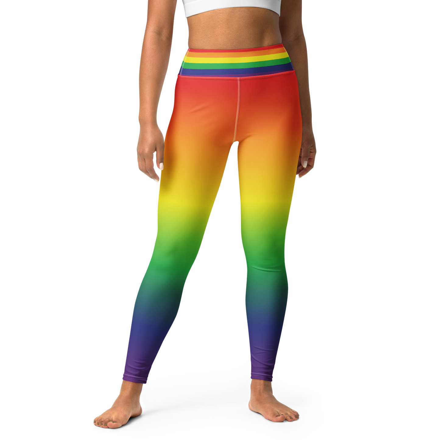 Rainbow Pride Gradient Leggings