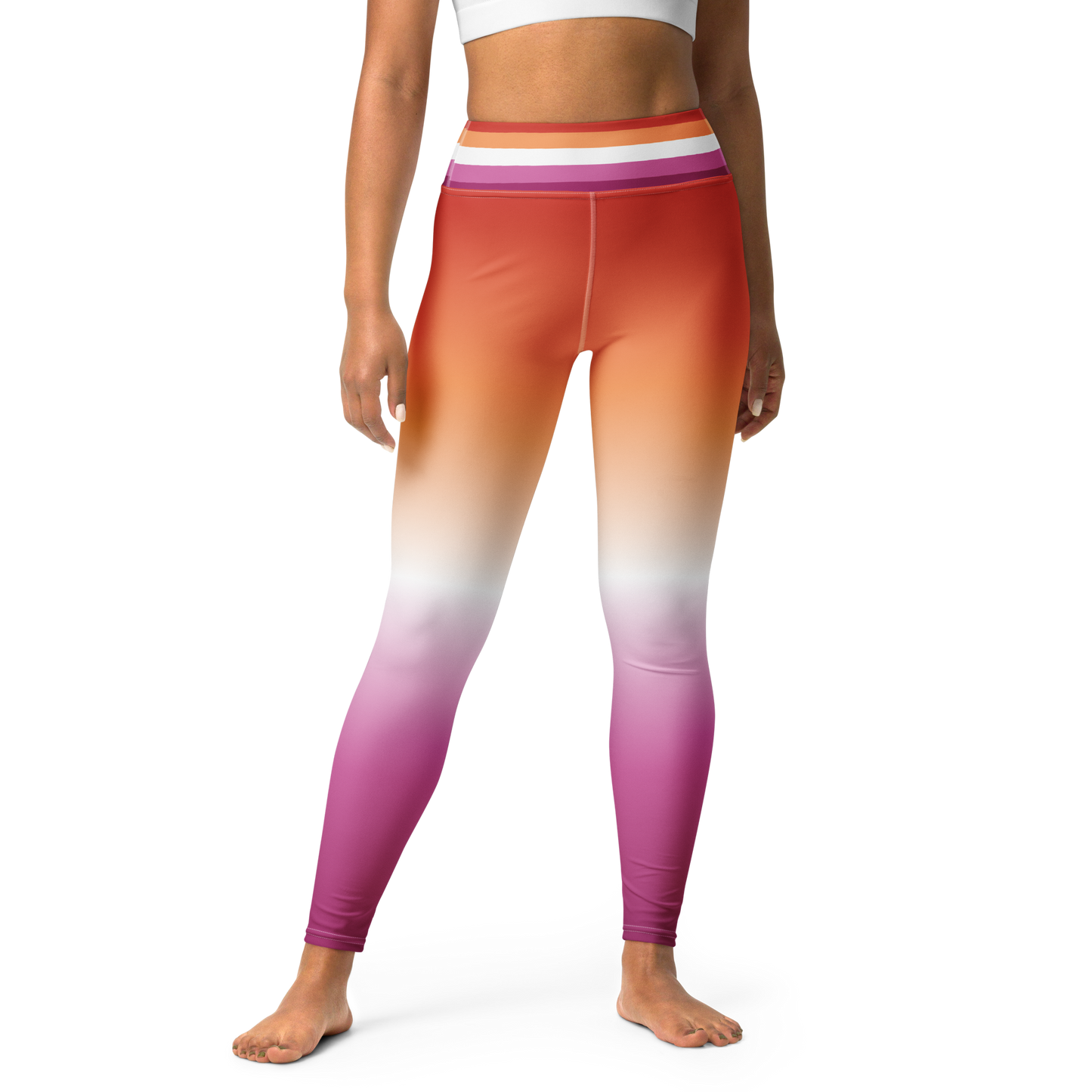 Lesbian Pride Gradient Leggings