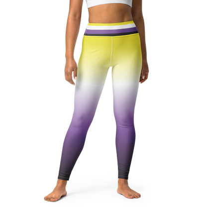 Enby Pride Gradient Leggings