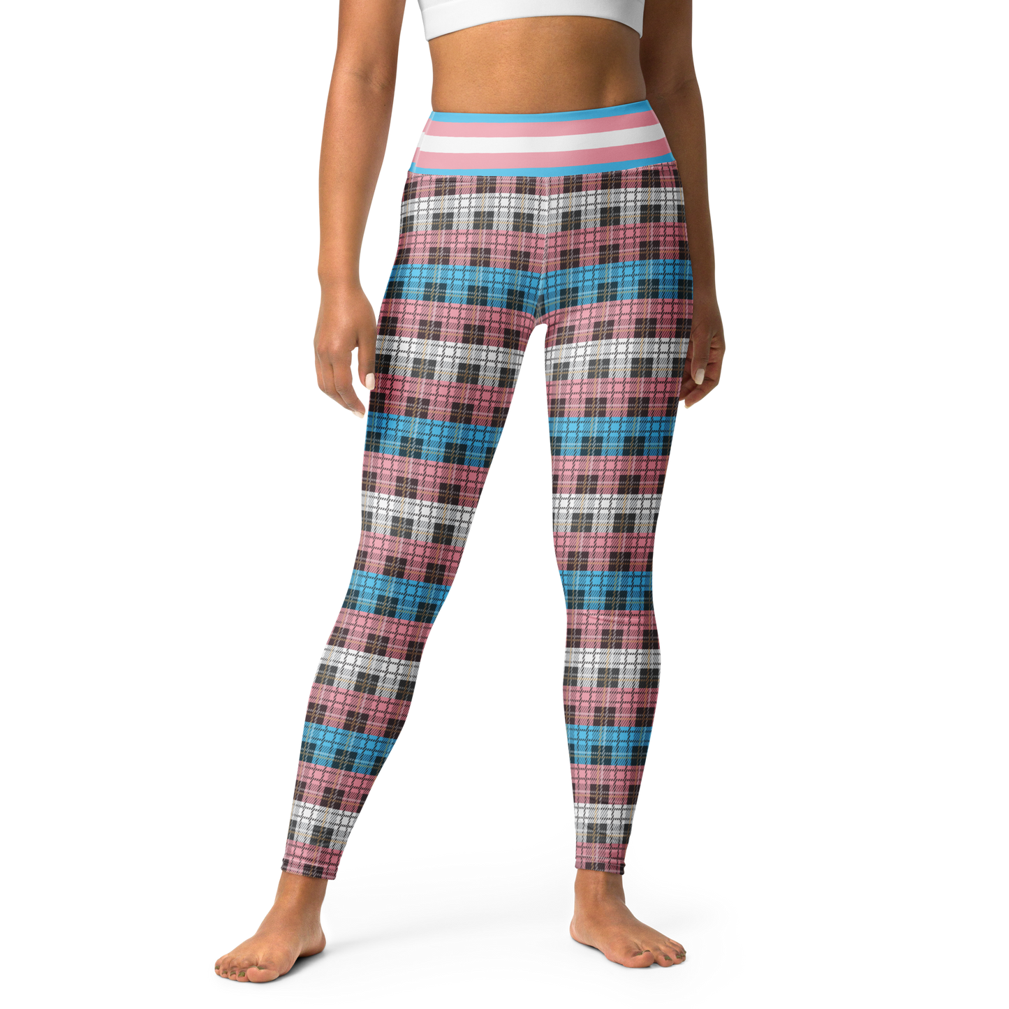 Trans Plaid Leggings