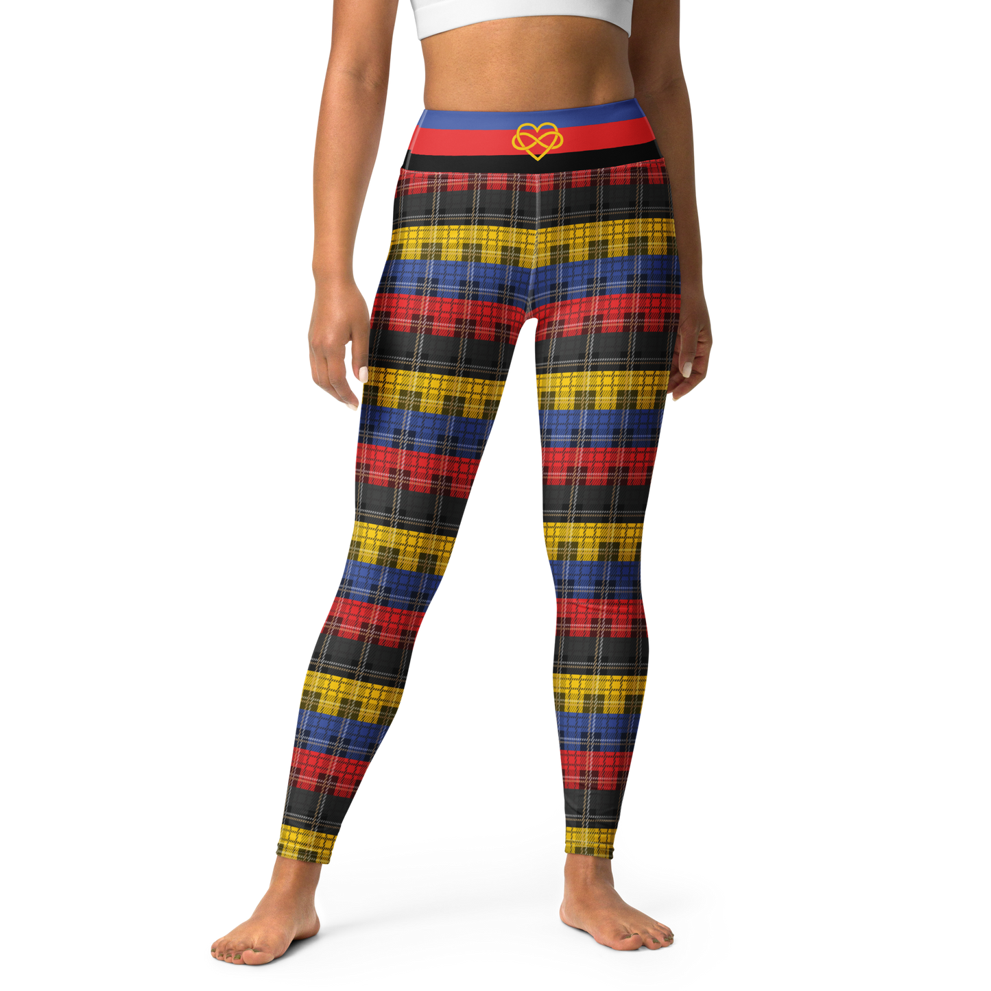 Poly Plaid Leggings