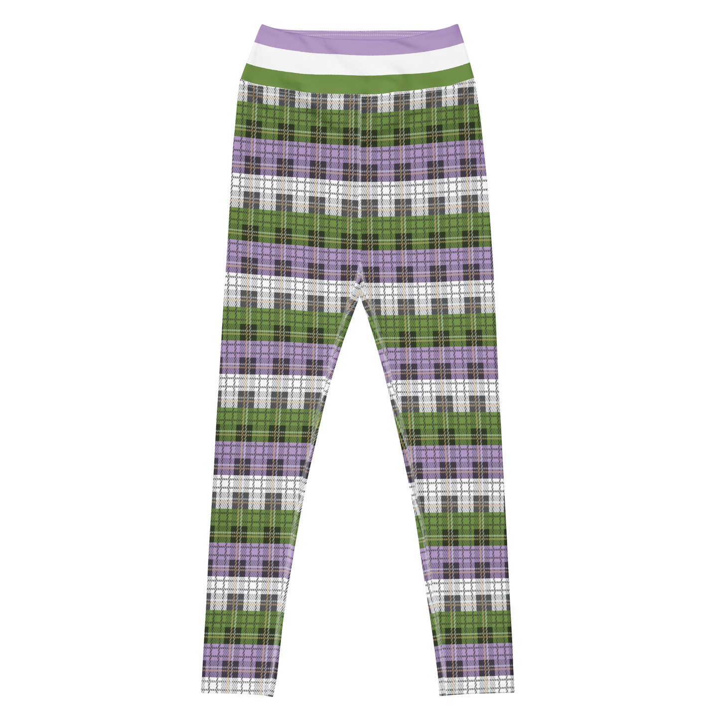 Genderqueer Plaid Leggings