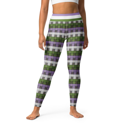 Genderqueer Plaid Leggings