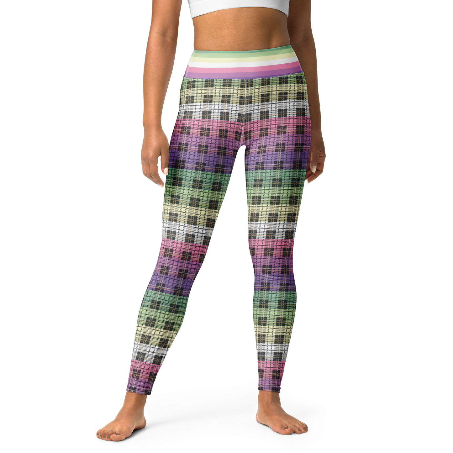 Genderfae Plaid Leggings