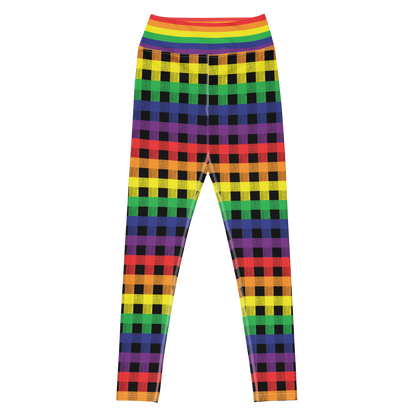 Rainbow Flannel Leggings