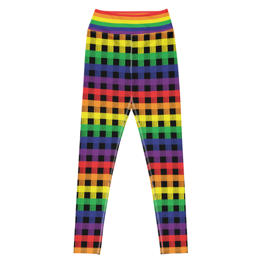 Rainbow Flannel Leggings