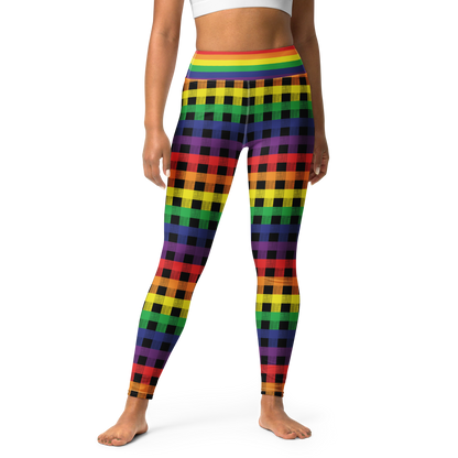 Rainbow Flannel Leggings