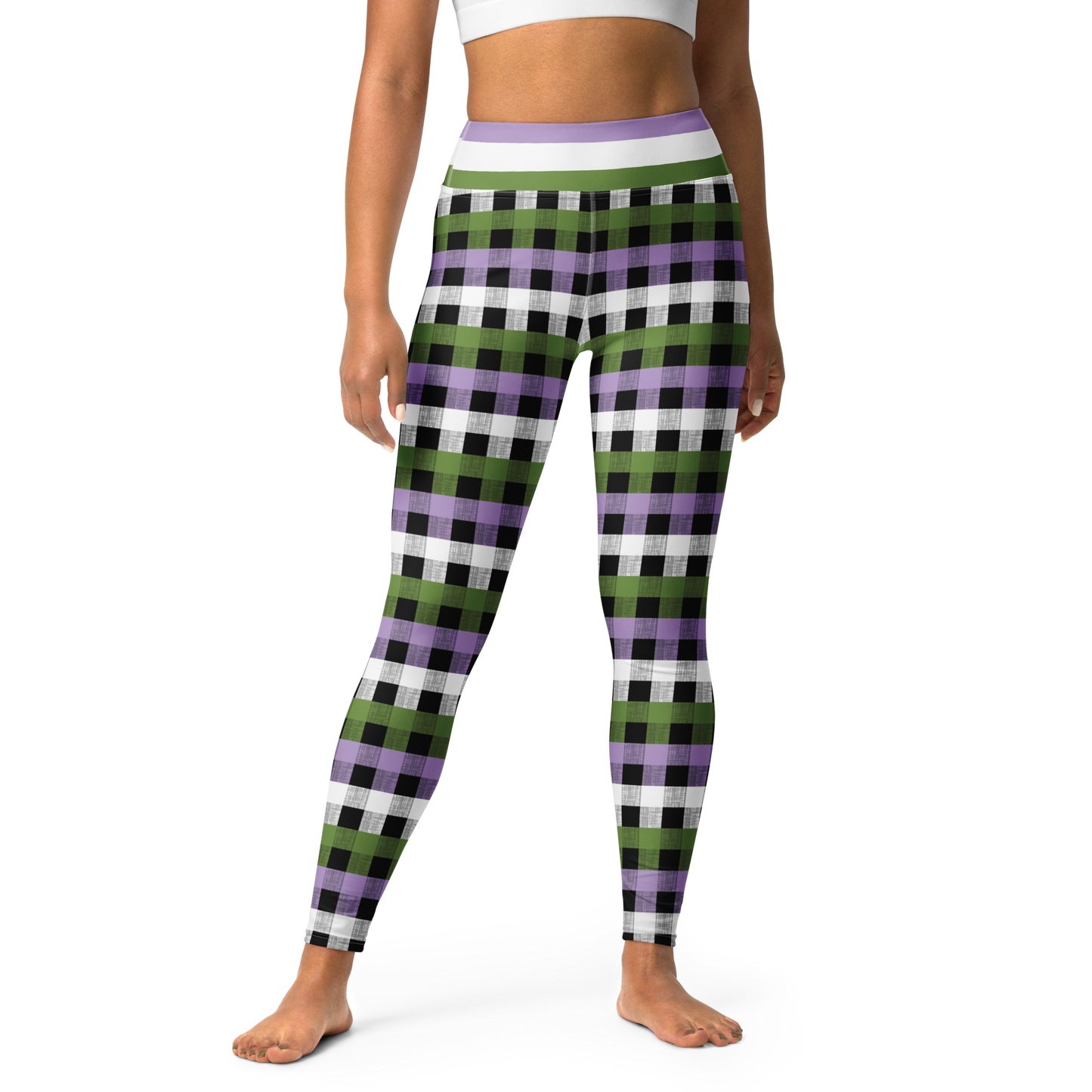 Genderqueer Flannel Leggings